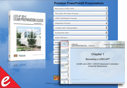 LEED AP® BD+C Exam Preparation Guide Online Premium PowerPoint® Presentations (PP)