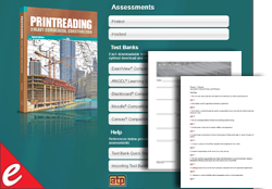Printreading for Heavy Commercial Construction Online Assessments/Testbanks (AS)